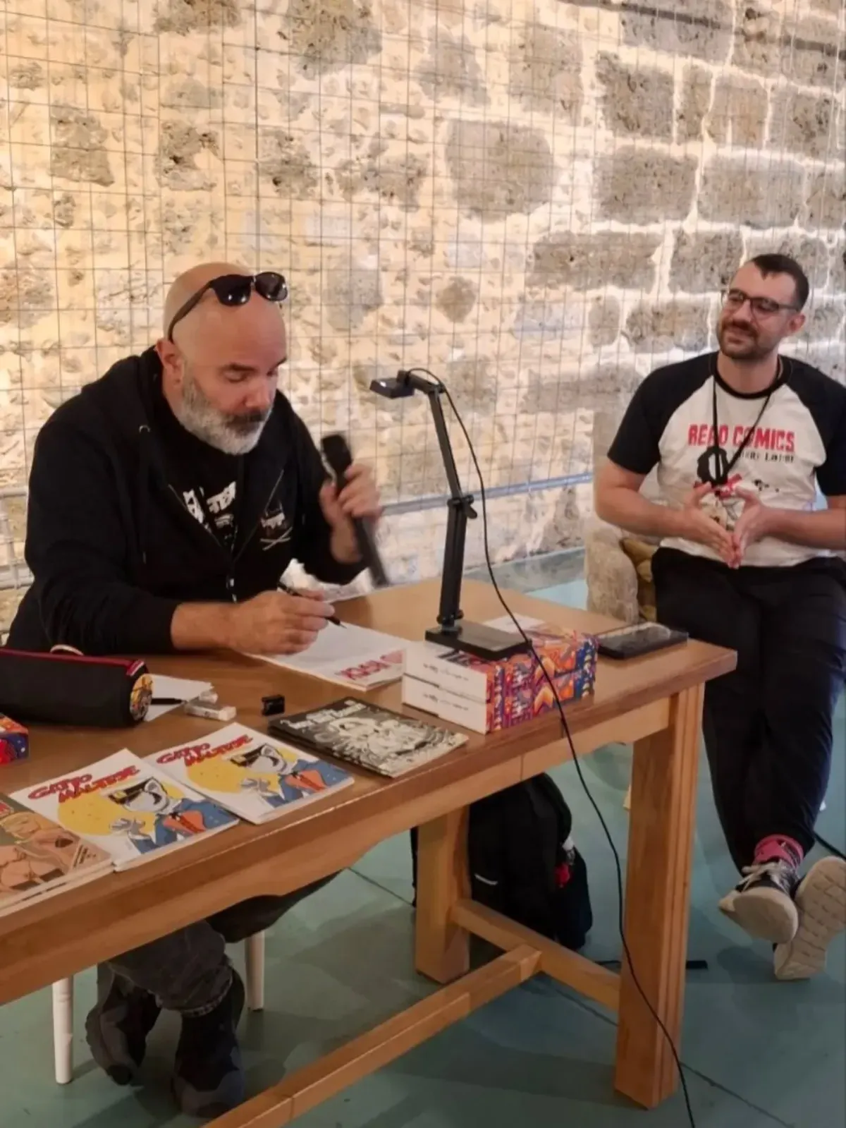 Dessin en direct avec Tasmar